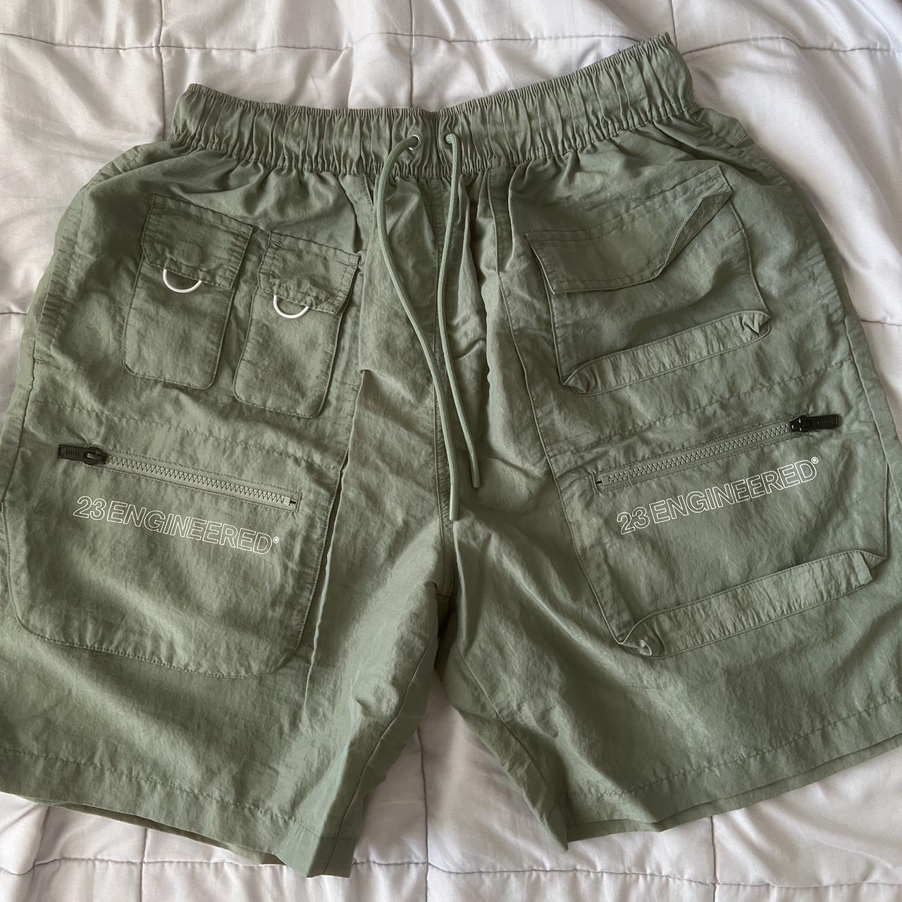 Olive green jordan shorts online