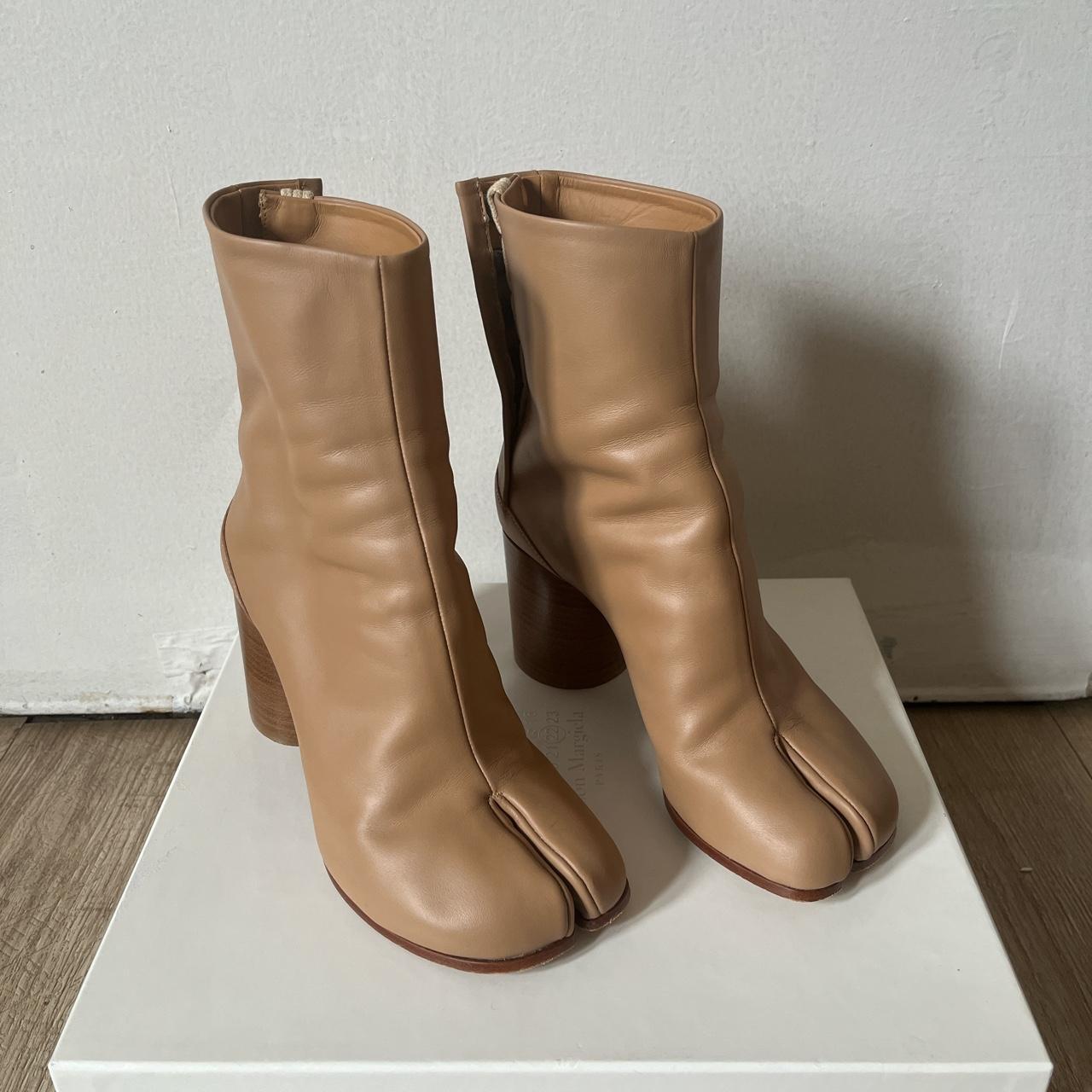 Maison margiela hot sale camel boots