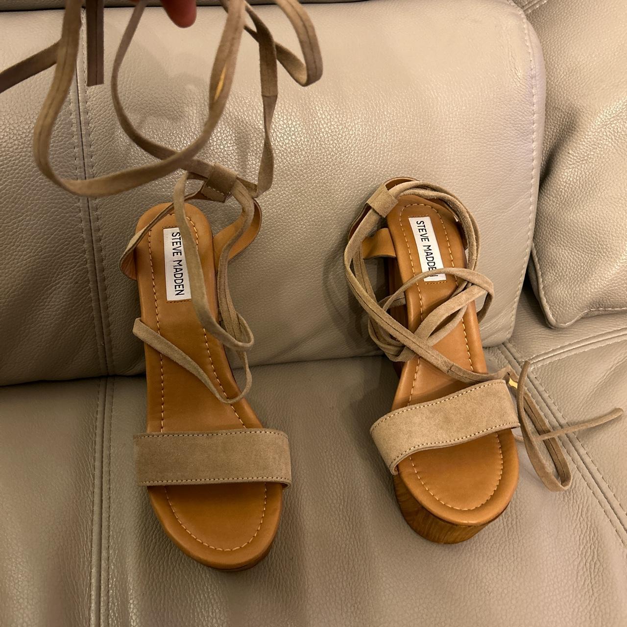 steve madden wooden wedges