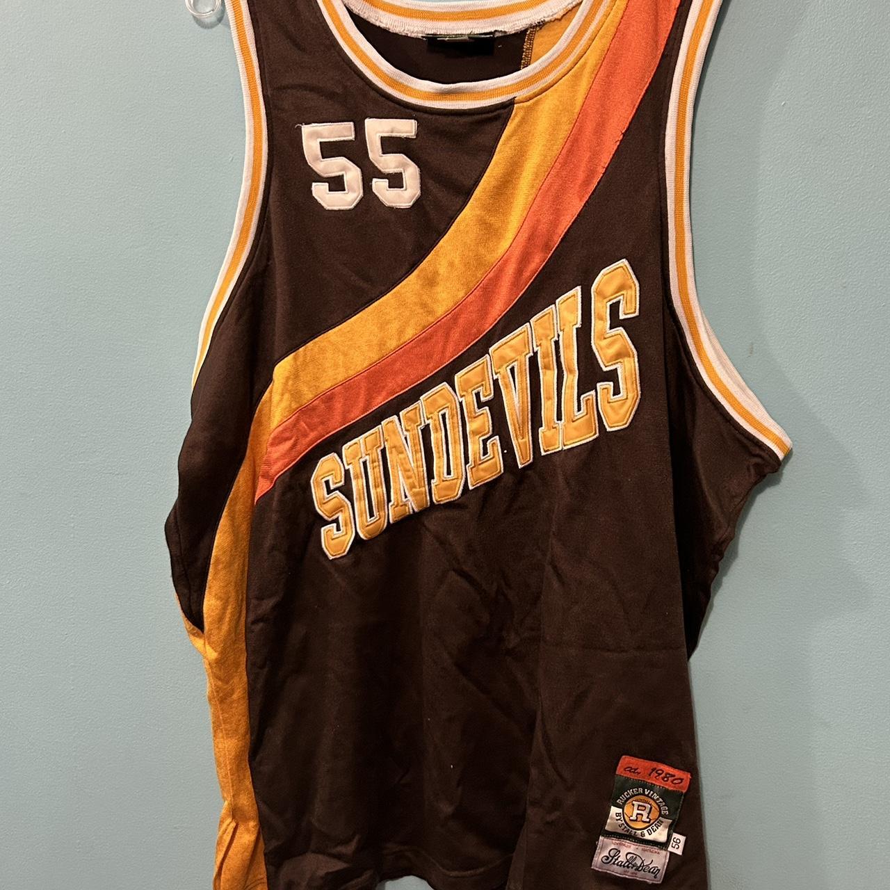 ✨新品✨Stall&Dean RUCKER SUNDEVILS ジャージ 52 Stall & Dean Rucker Vintage Sundevils basketball | Depop