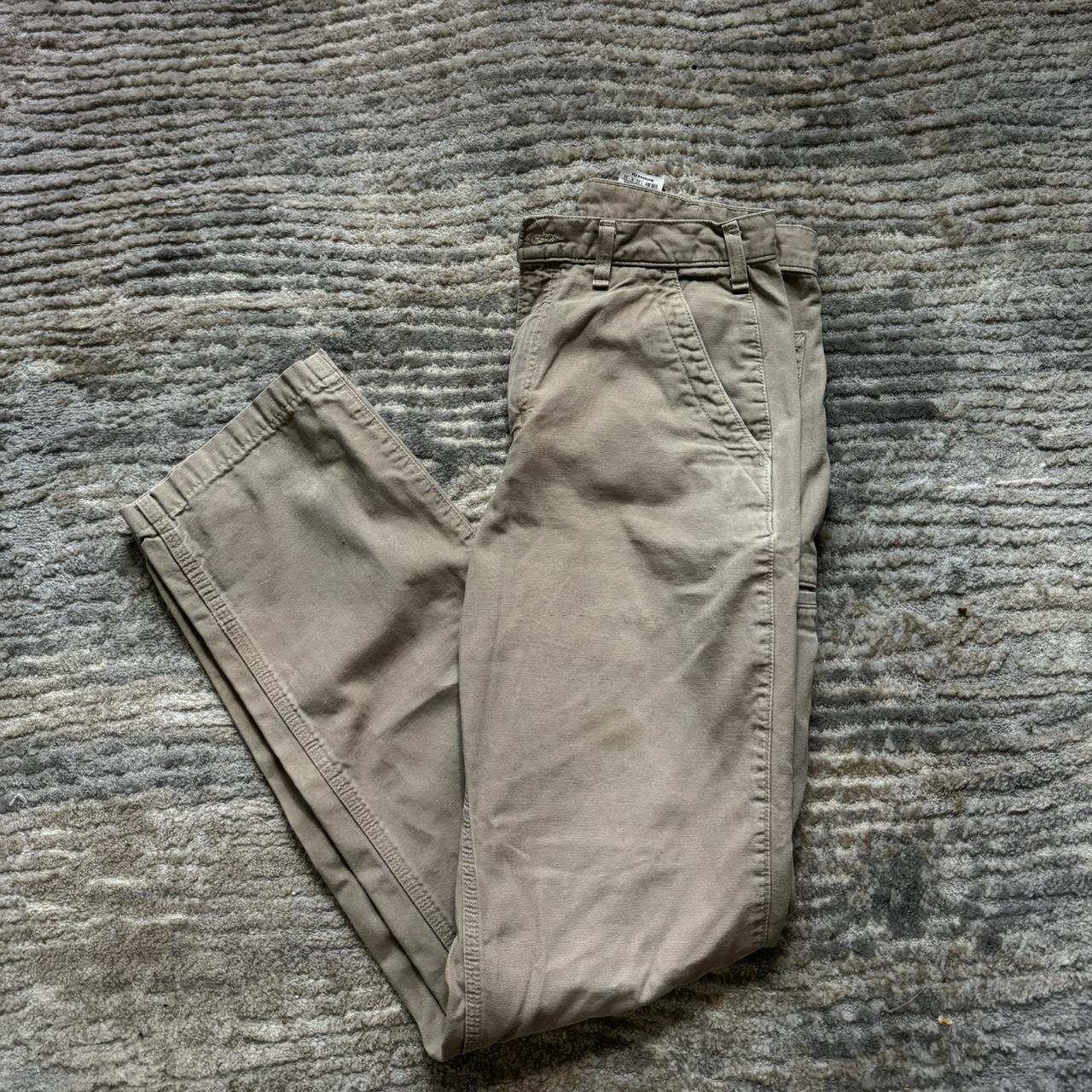 Carhartt pants. Khaki color. Size 32x36. Some... Depop