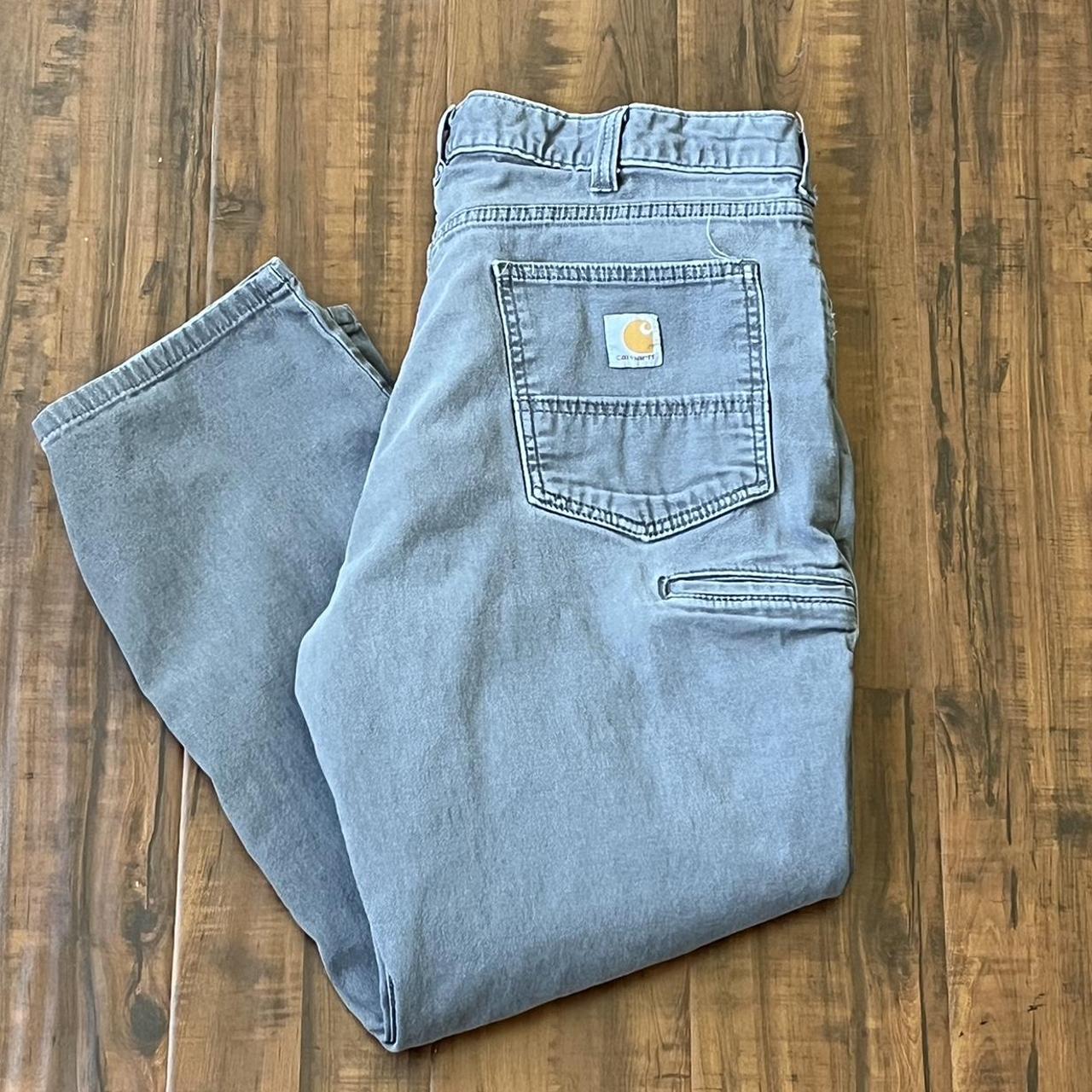 Grey Carhartt pants 38x30 Relaxed fit Great... Depop