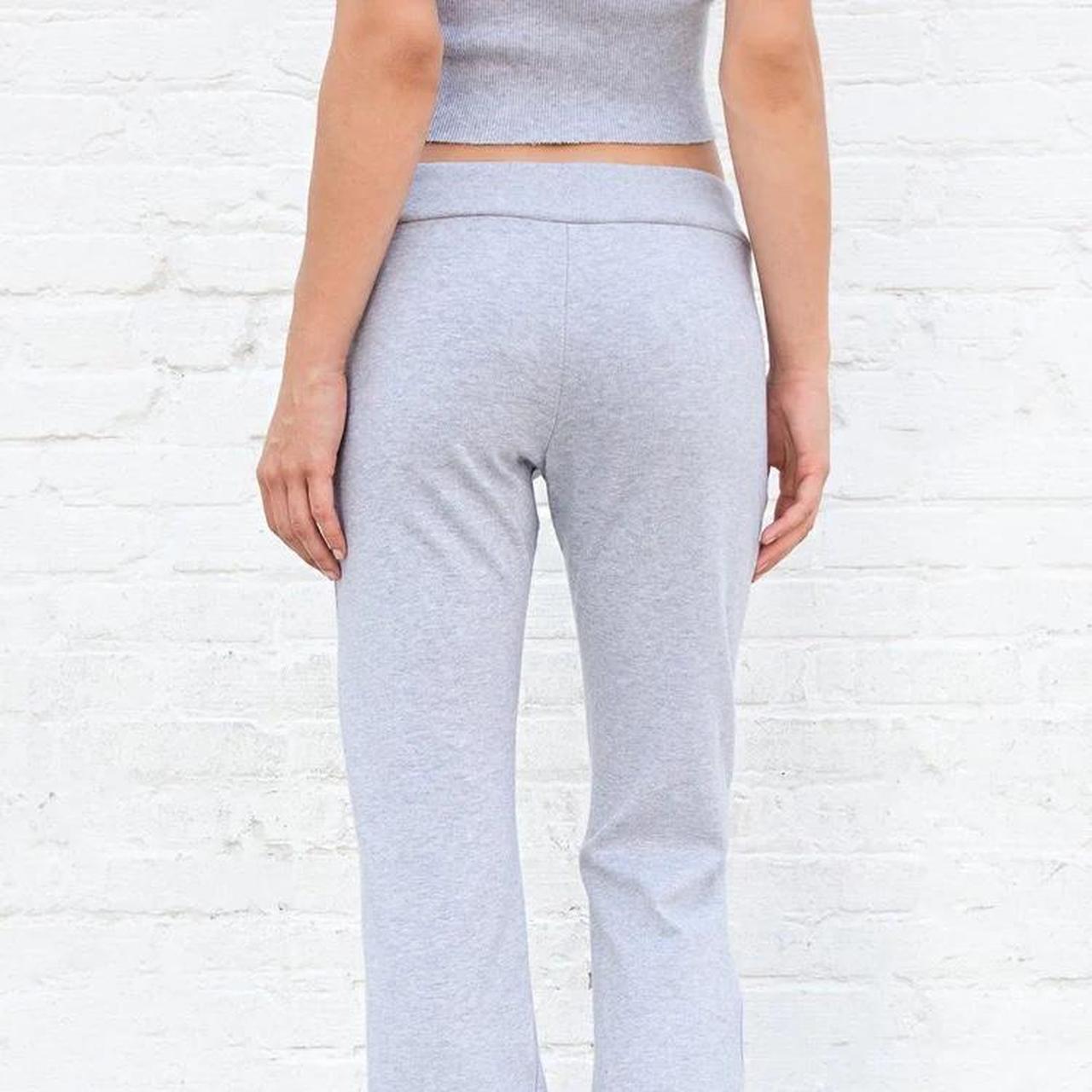 Brandy melville gray velour Hilary yoga pants