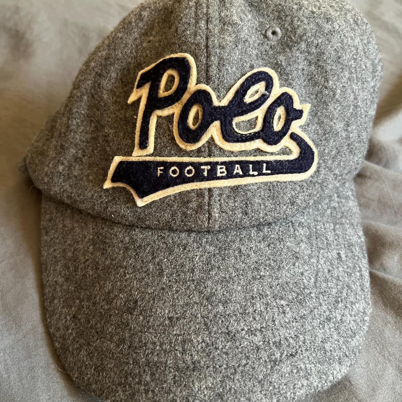 Polo Ralph Lauren wool strapback hat cap grey Worn. Depop