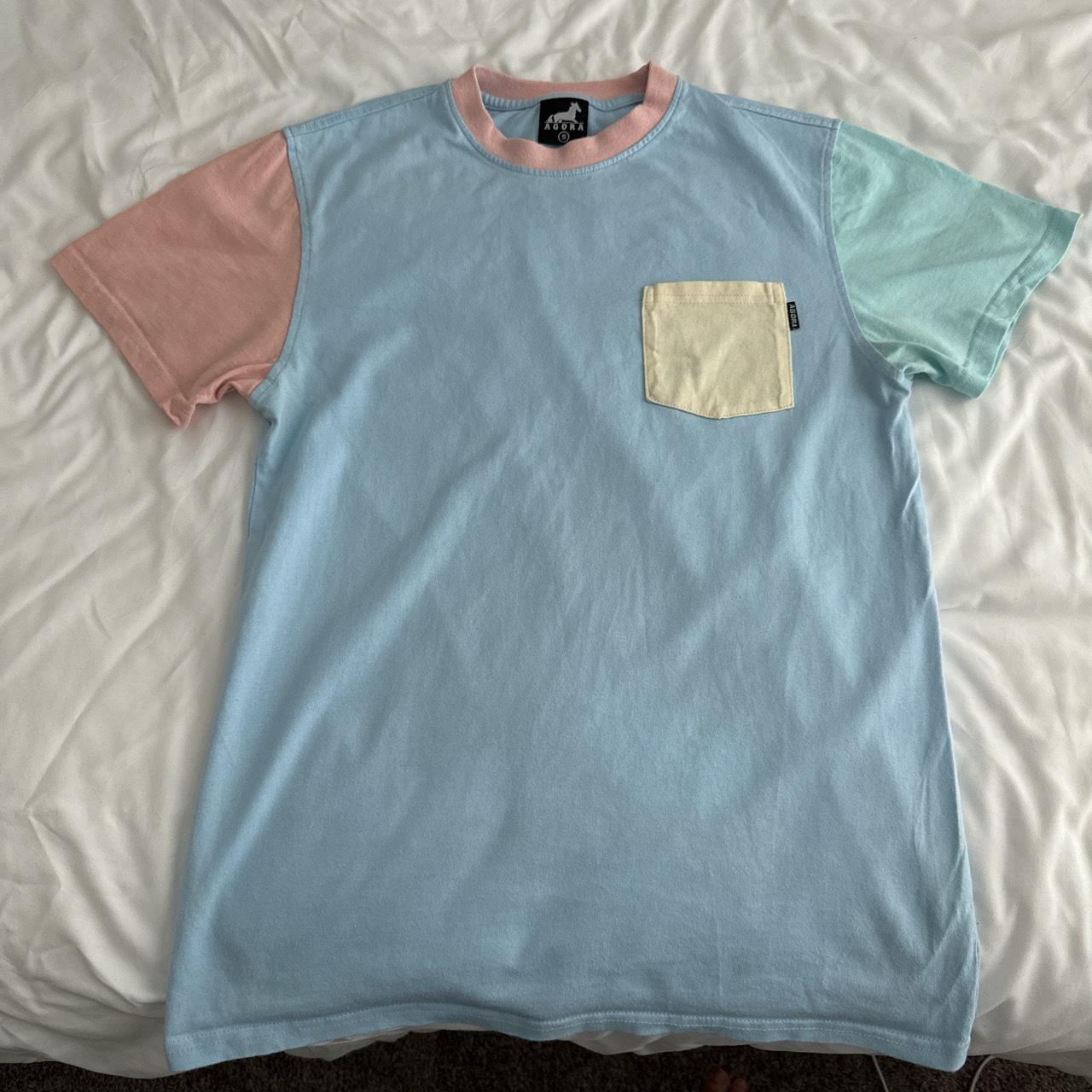 pastel block shirt