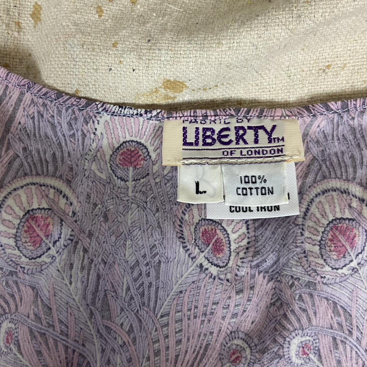Liberty London Women's Pink and Purple Dress (2)