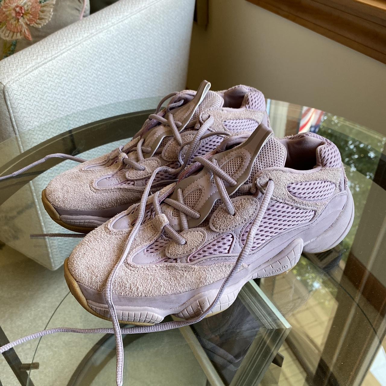 Pink yeezy 500 best sale