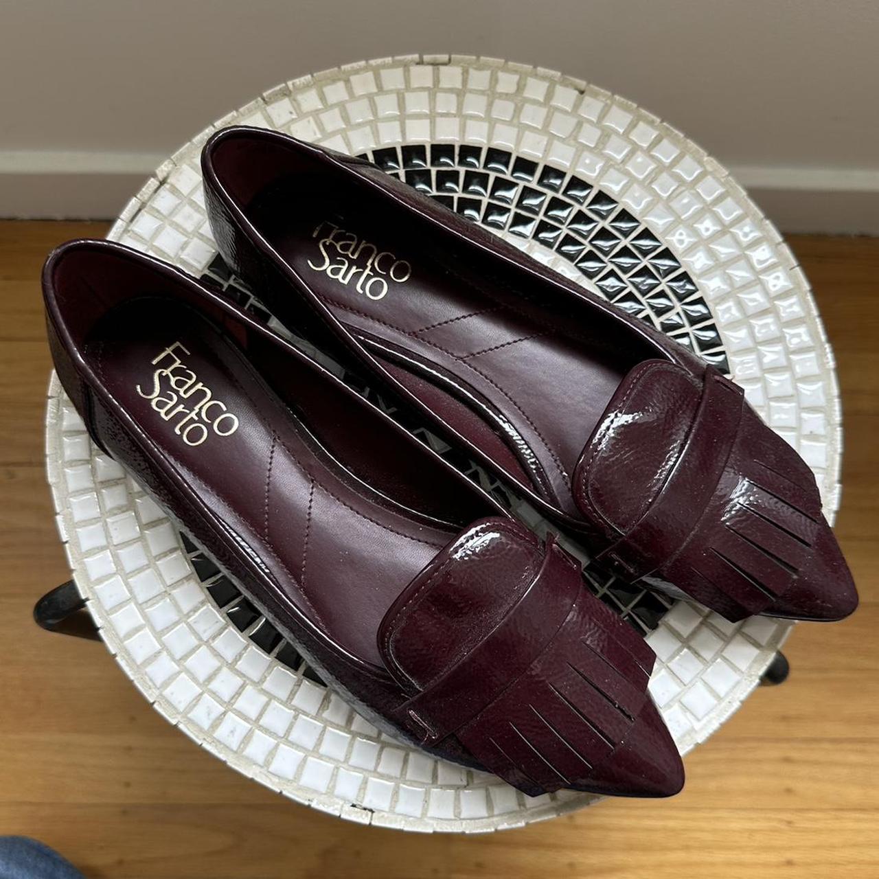 Franco Sarto Women's Ballet shoes Burgundy US – vintage