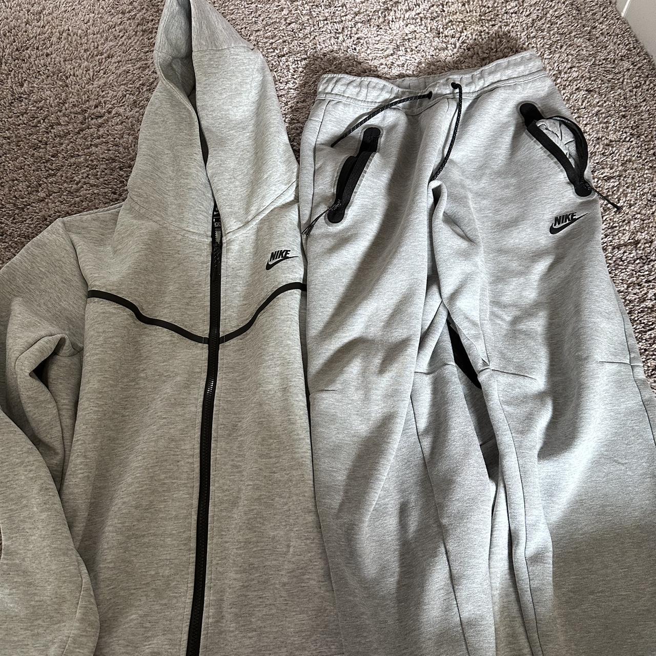 Nike Tech set. Top is size L bottoms are size small. - Depop
