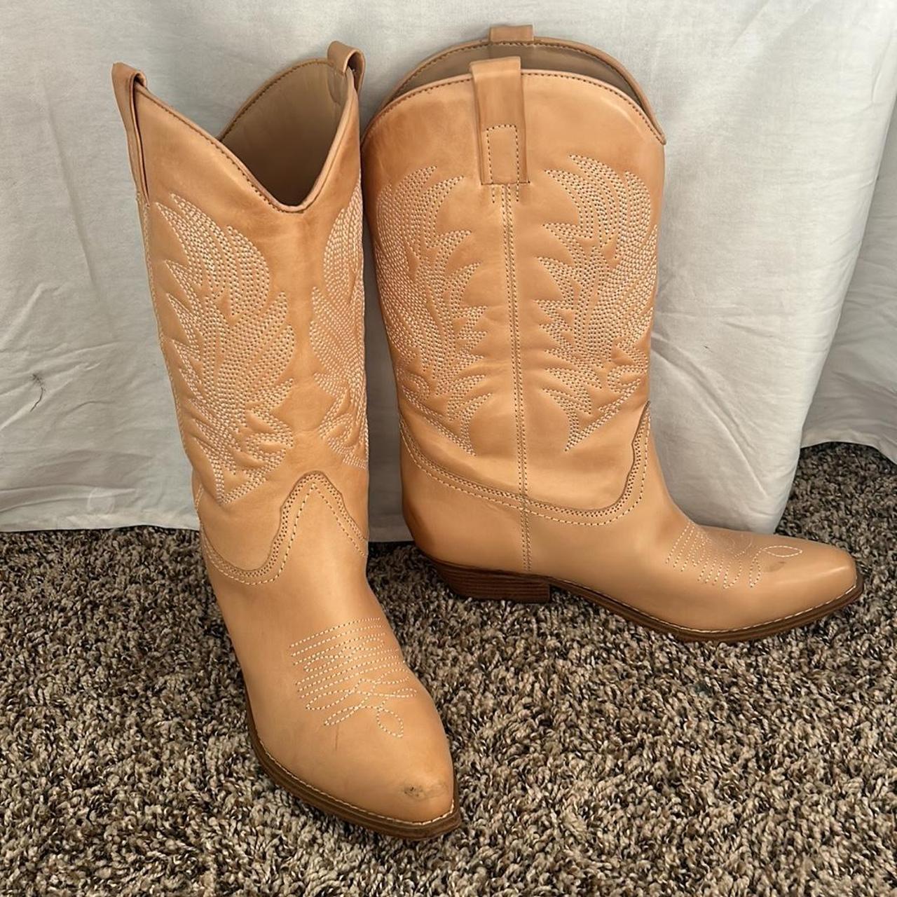 Used womens cowboy boots size clearance 8