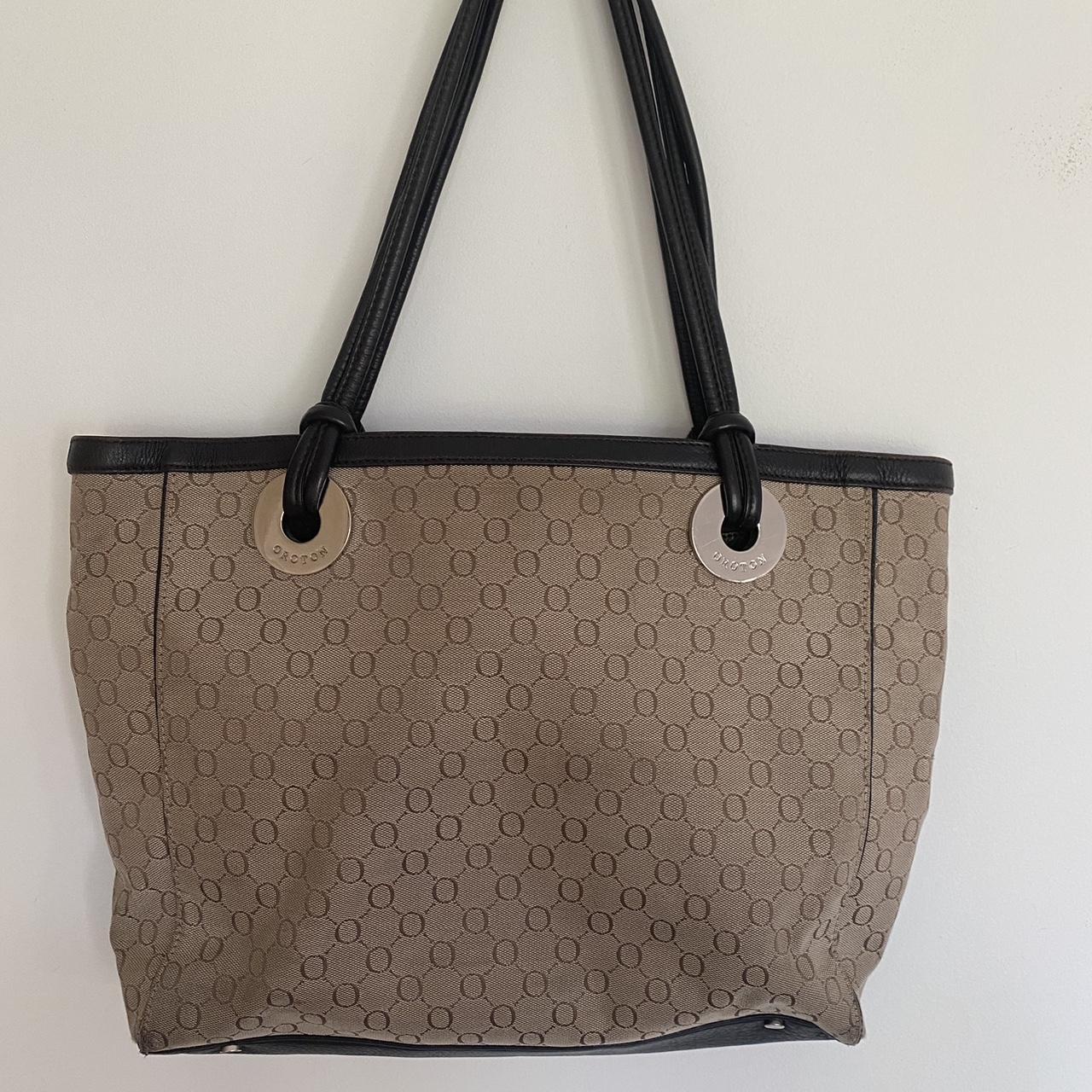 Oroton monogram tote bag. Some Damage on the inside Depop