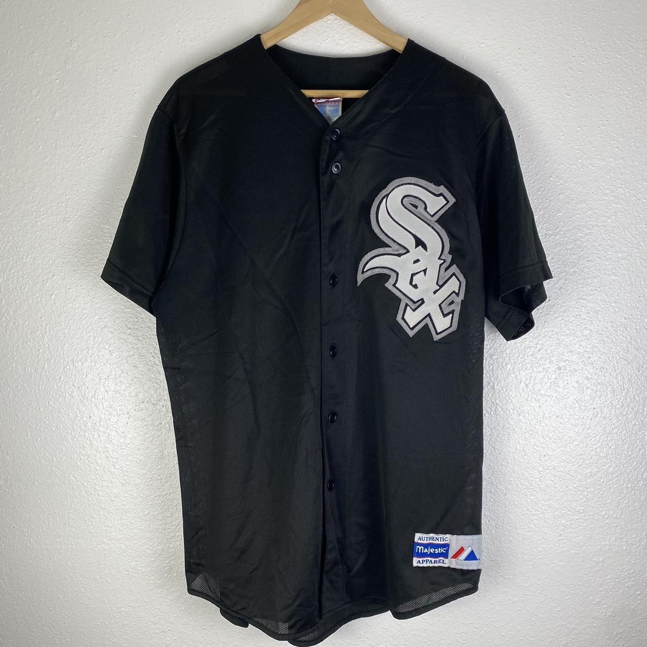 Vintage 90s White Sox Baseball Jersey, number - Depop