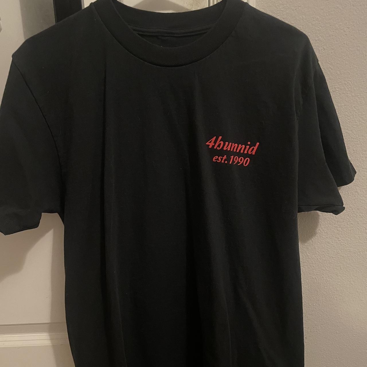 Black YG 4hunnid tshirt from Zumiez - Size medium -... - Depop