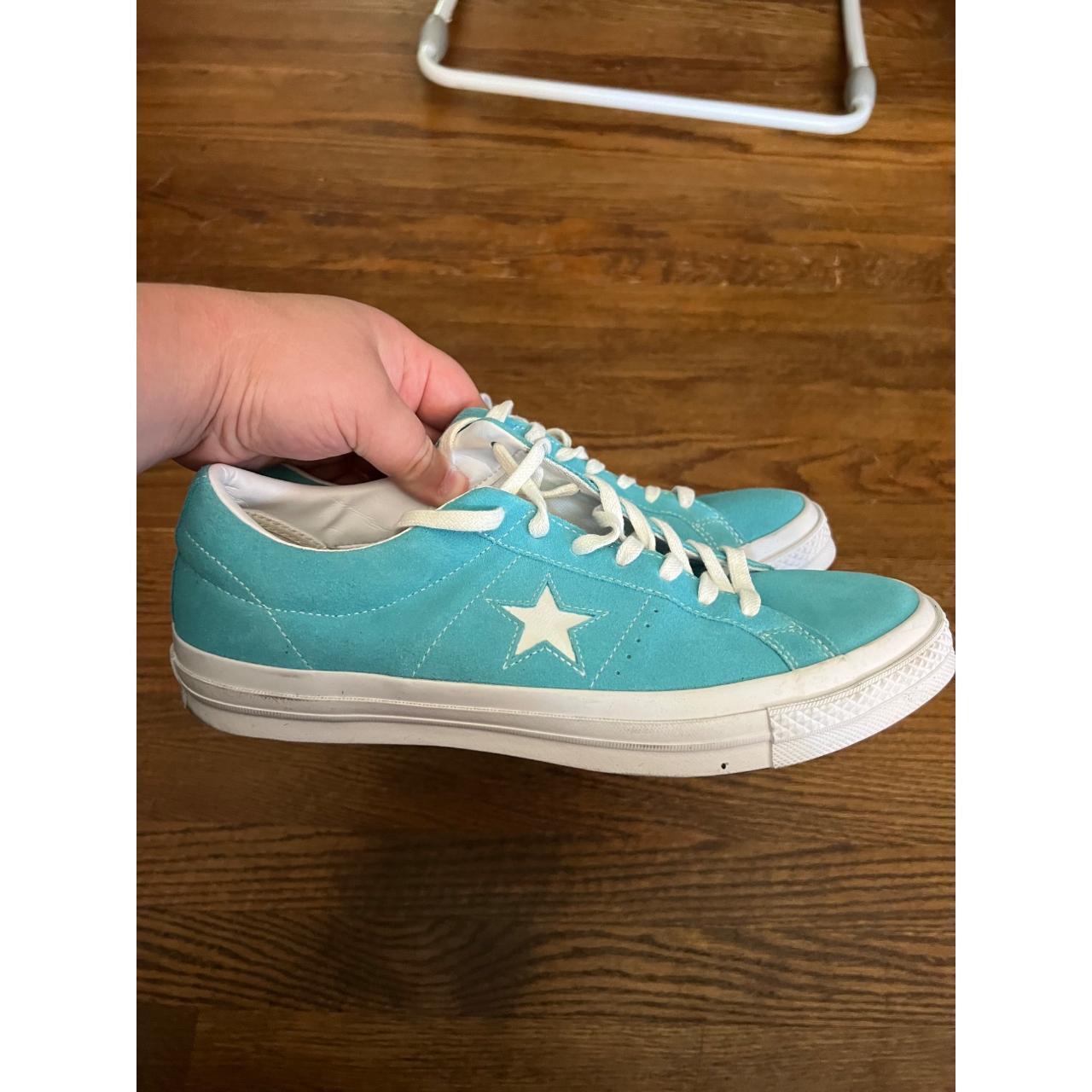 Converse One Star OX Cyan Blue 158437C Mens Skate. Depop