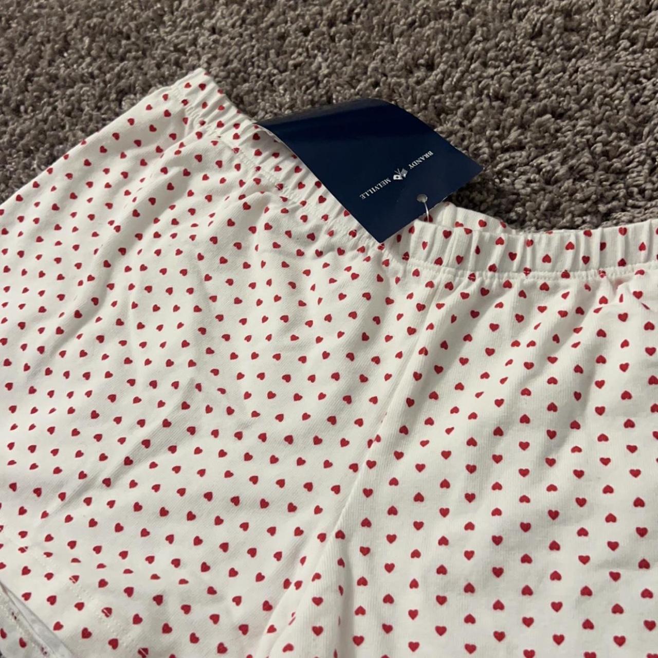 Brandy Melville Heart shorts One Size New with tags... Depop