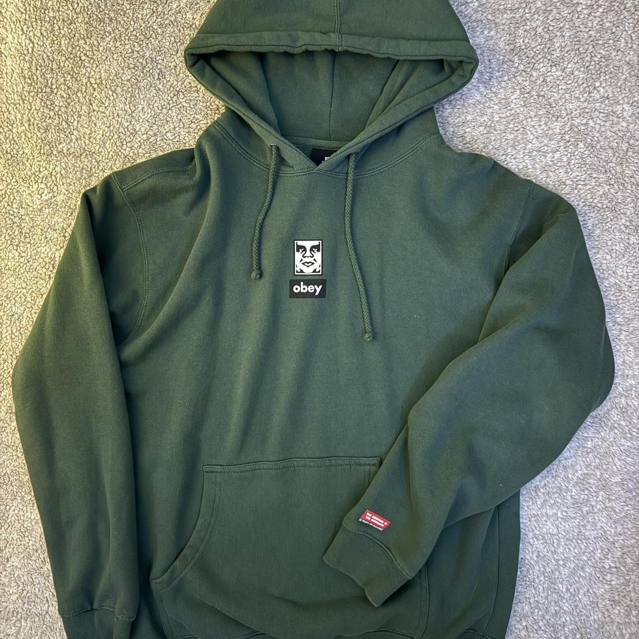 Green obey hoodie🤑 - - - #skater #skate #obey - Depop