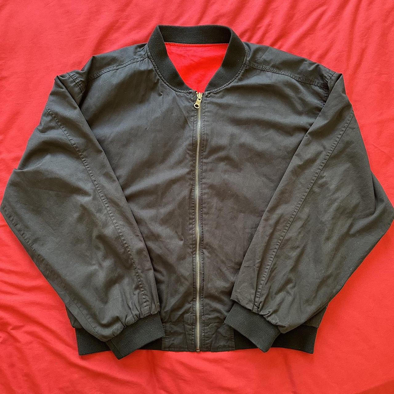 Marlboro Men's Black and Red Jacket | Depop