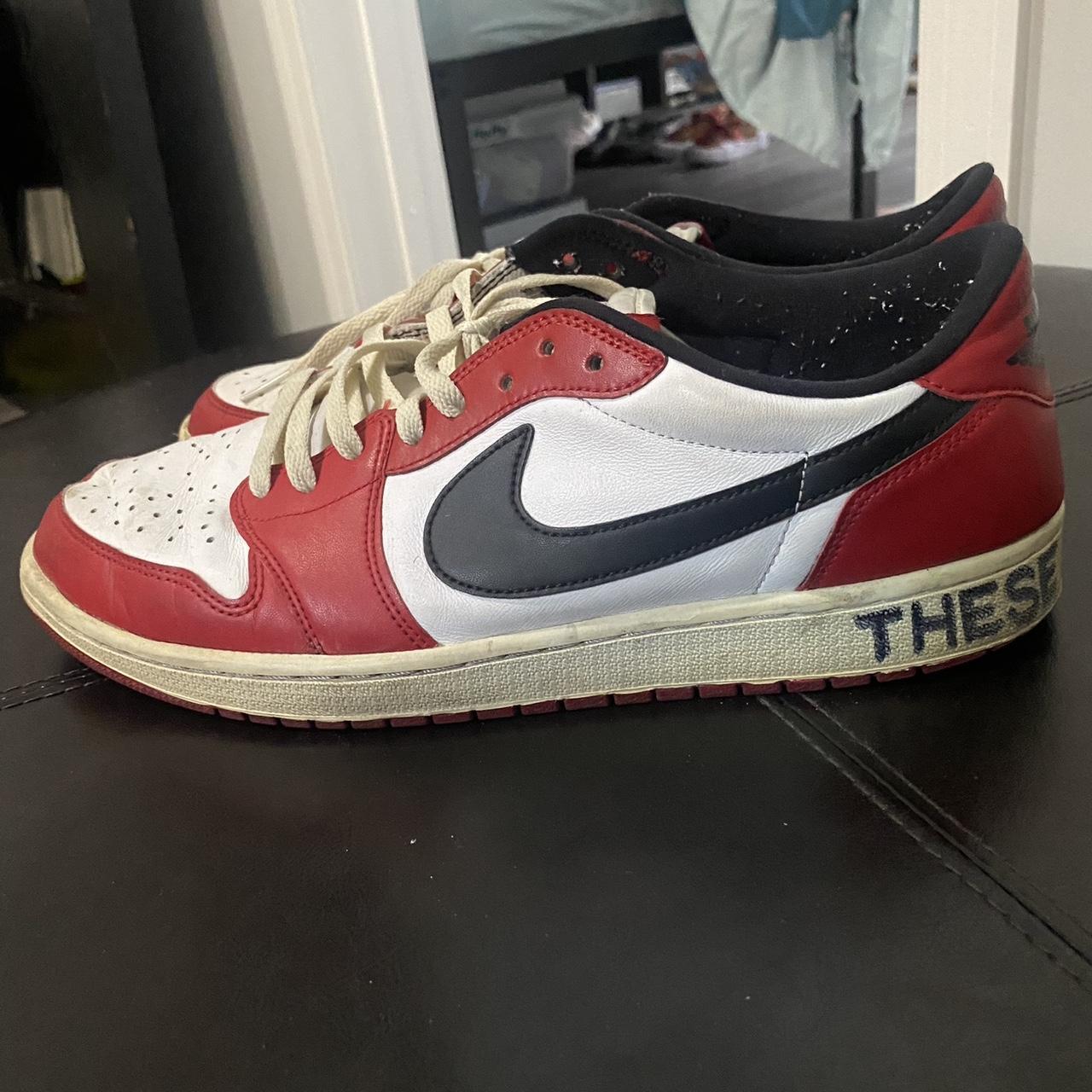 Air Jordan 1 Low “Chicago” Size 13 Men Customized... - Depop