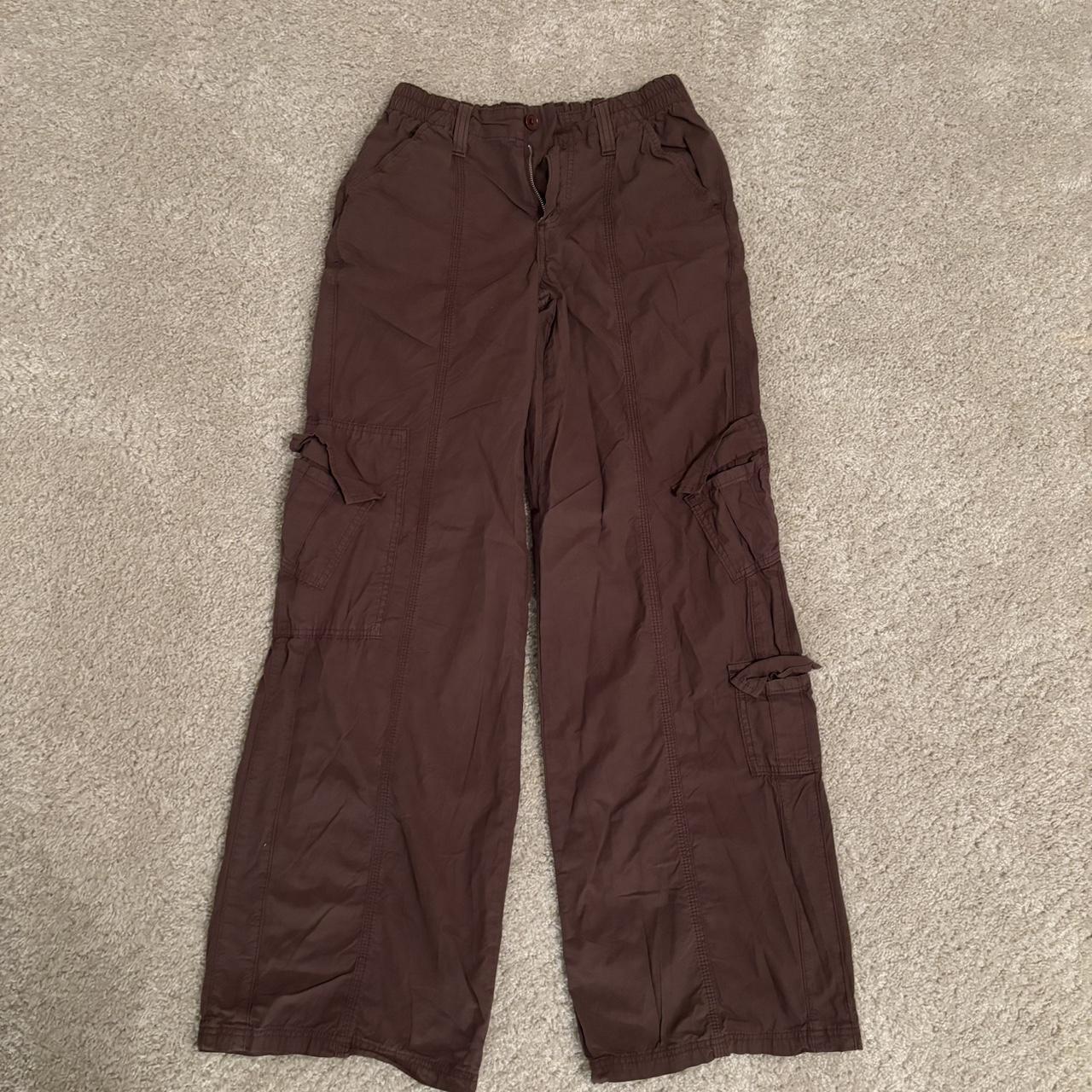 Brown baggy BDG cargo pants🤎 Super cute, barley... Depop