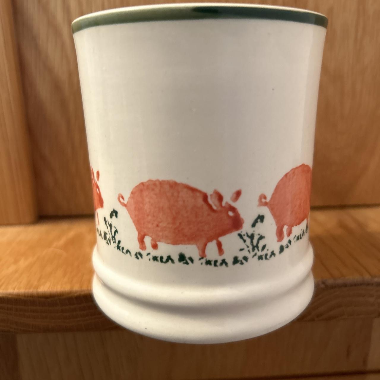 Vintage hand crafted Westfield art pottery Pigs... Depop