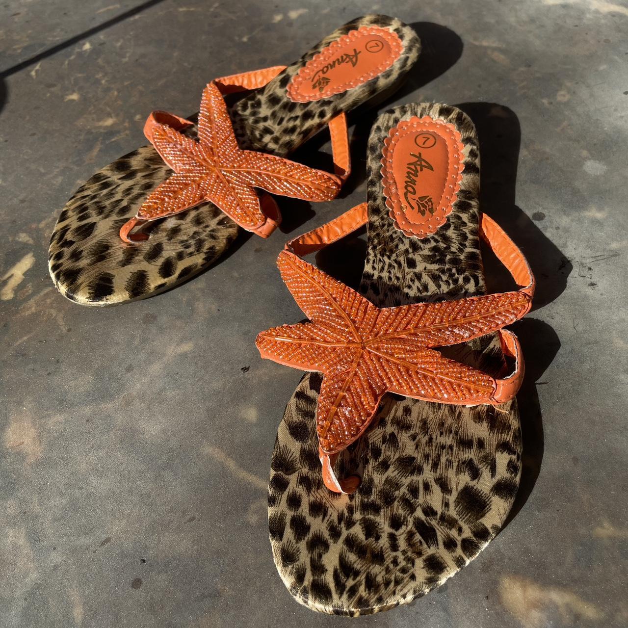 Beaded clearance starfish sandals