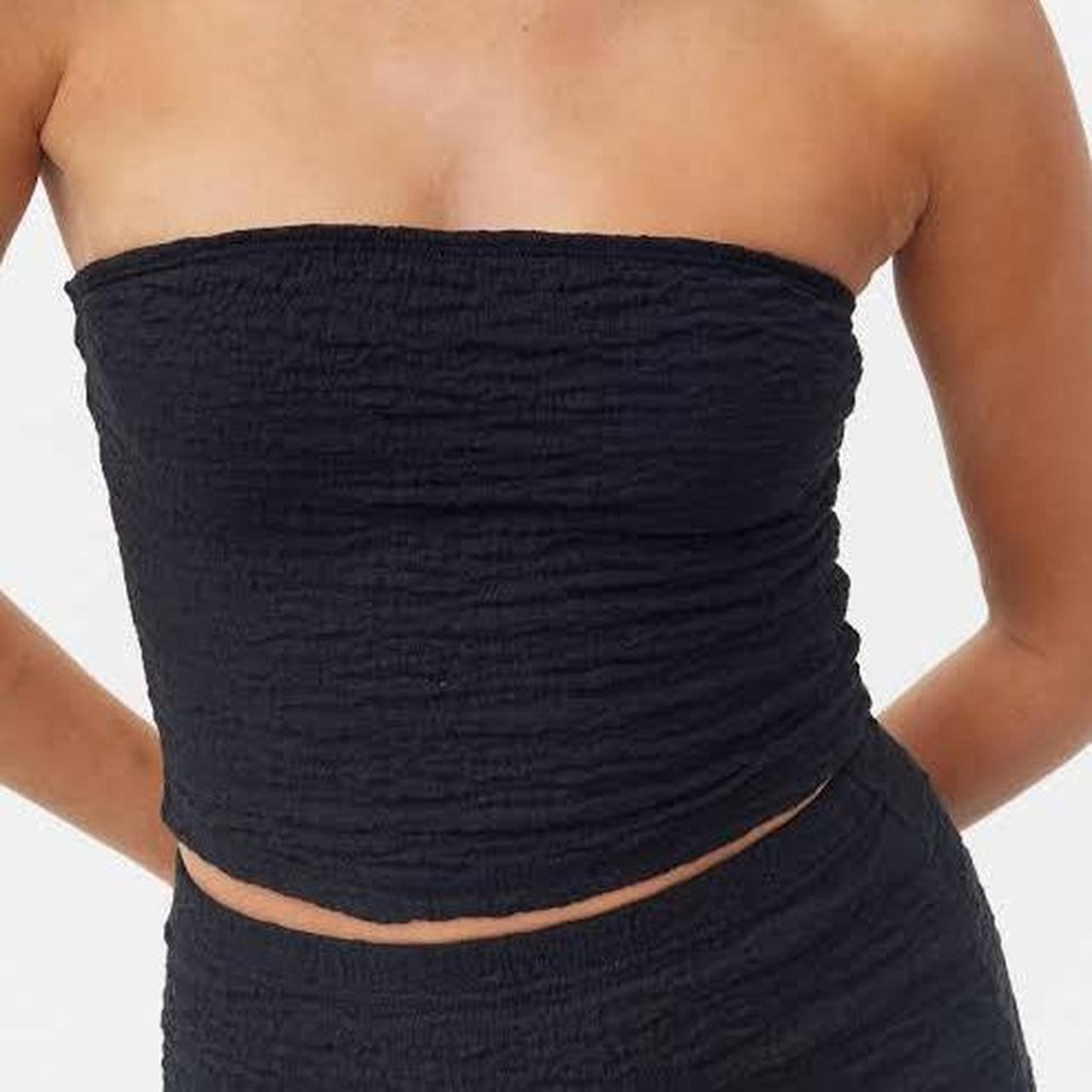 glassons black maxi skirt and bandeau set can be... Depop