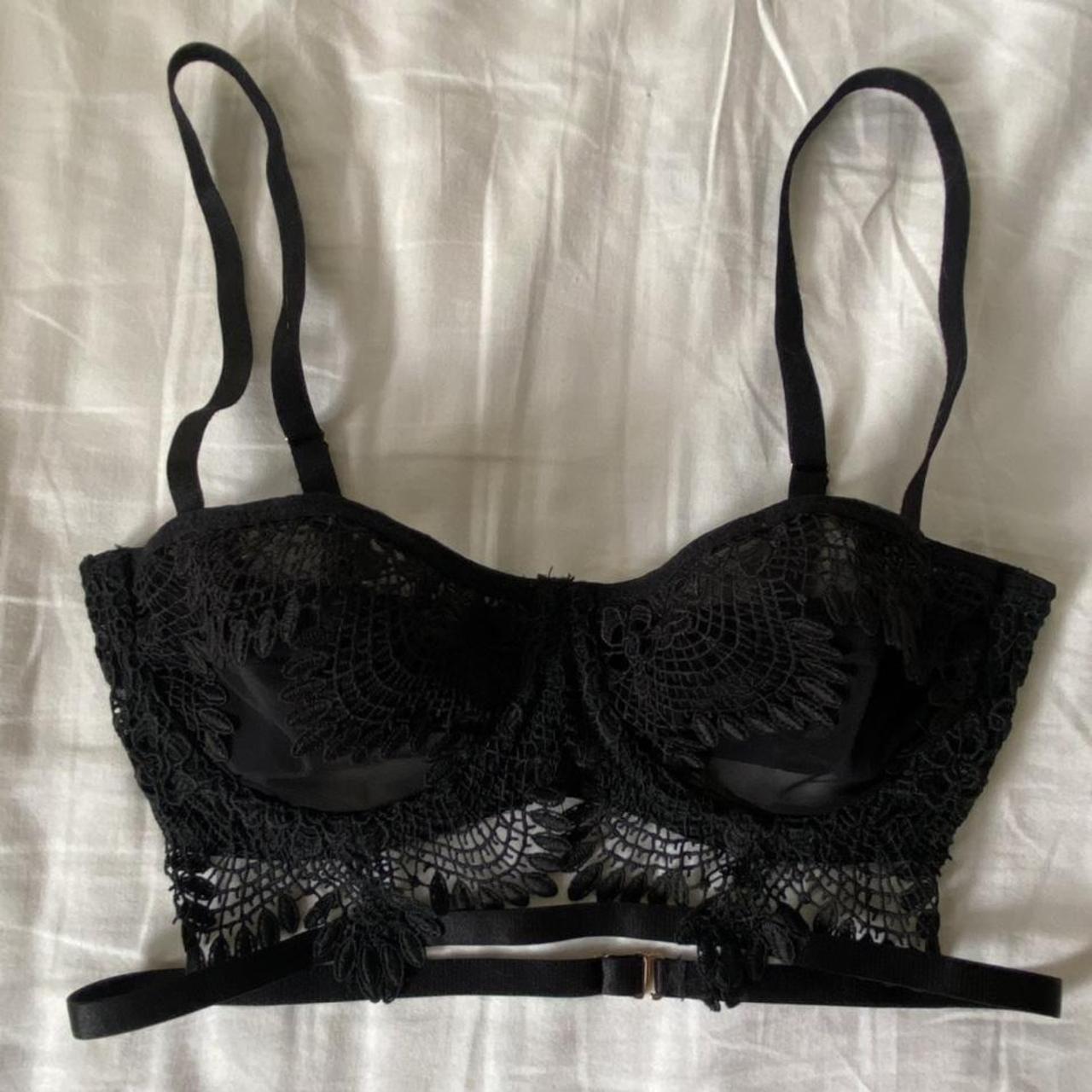 Bluebella underwire bra with beautiful lace detail... - Depop