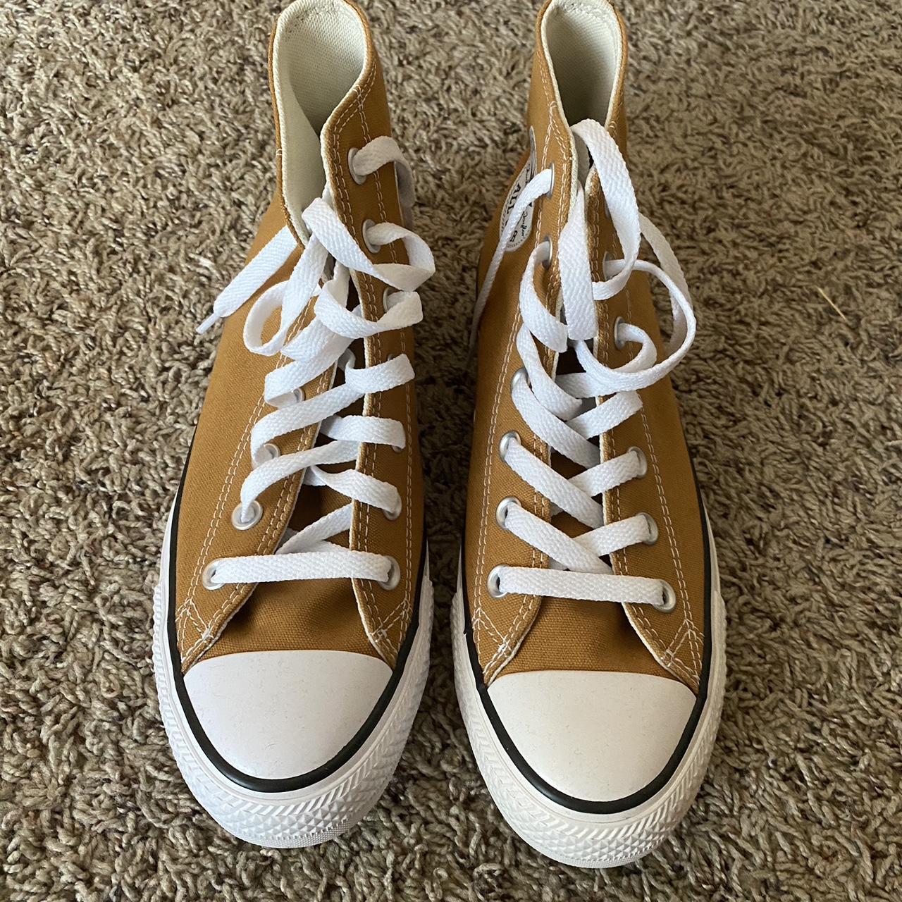 Converse Women's Yellow and White Trainers