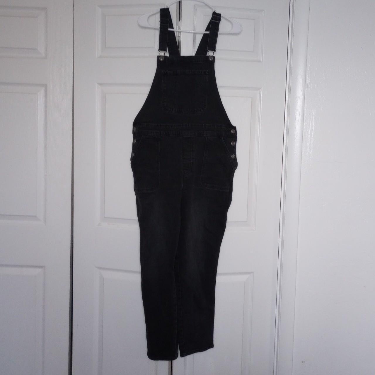 Black Overalls Old Navy Size 14 Gently used no flaws... - Depop