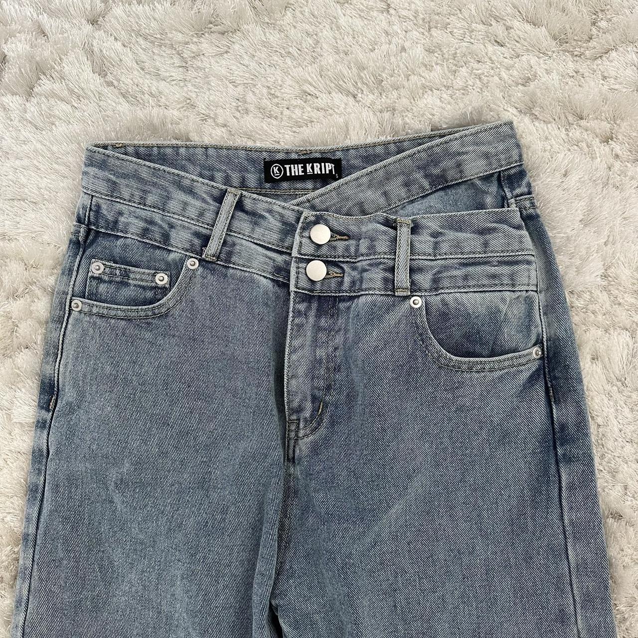 The Kript asymmetrical jeans! BRAND NEW WITHOUT... - Depop