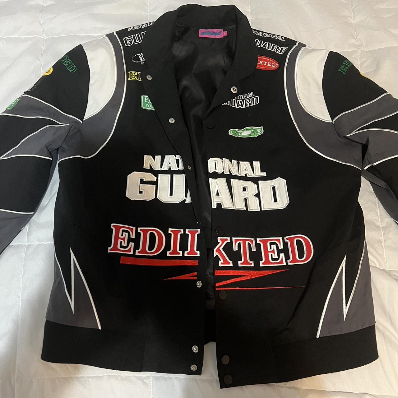 Edikted race car jacket Brand new never worn Depop