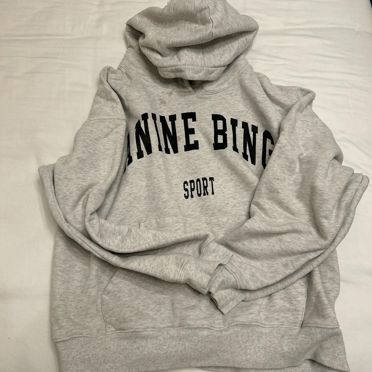 Grey Anine Bing Hoodie Super Cute Some Stains Though - Depop