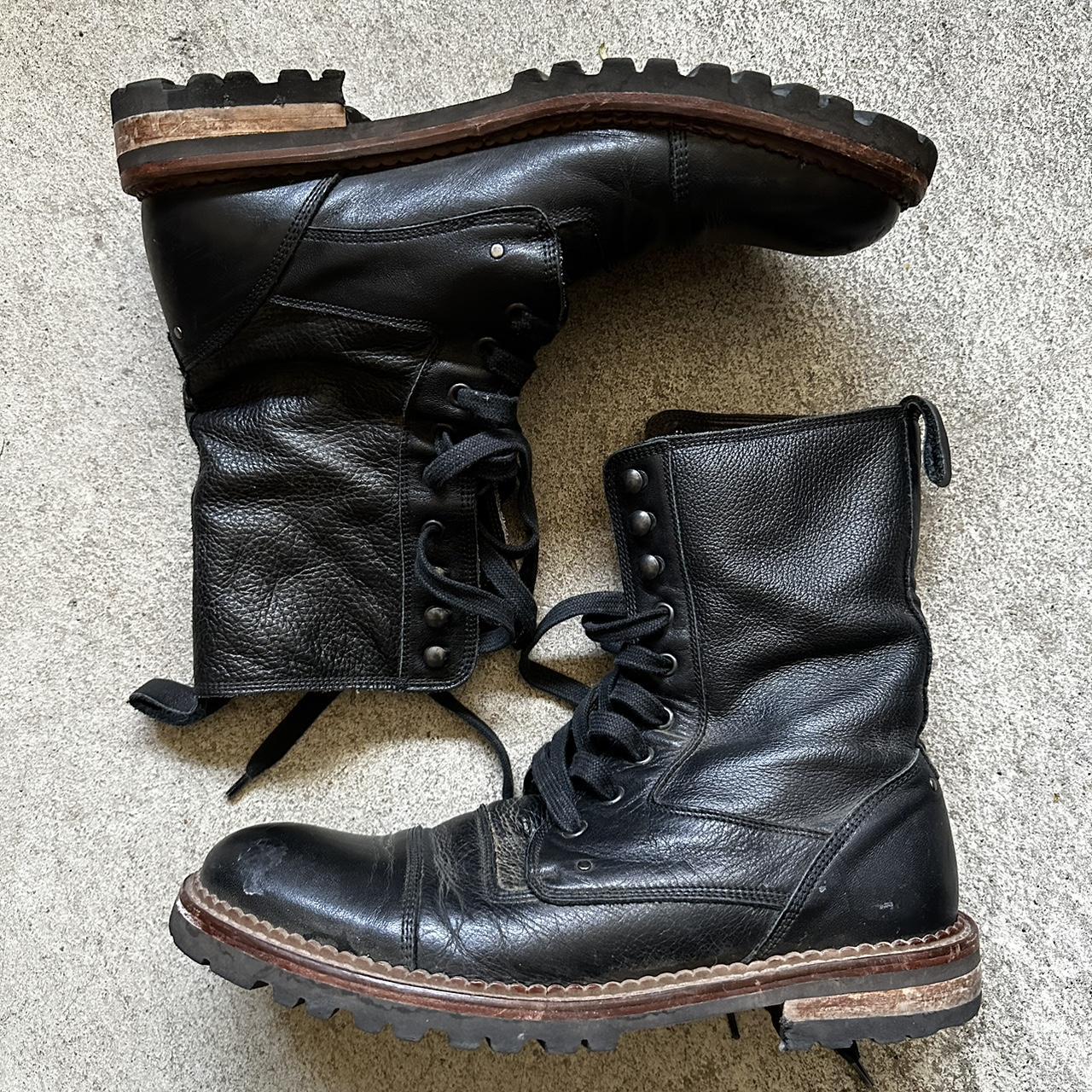 Common Projects Men's Black Boots | Depop