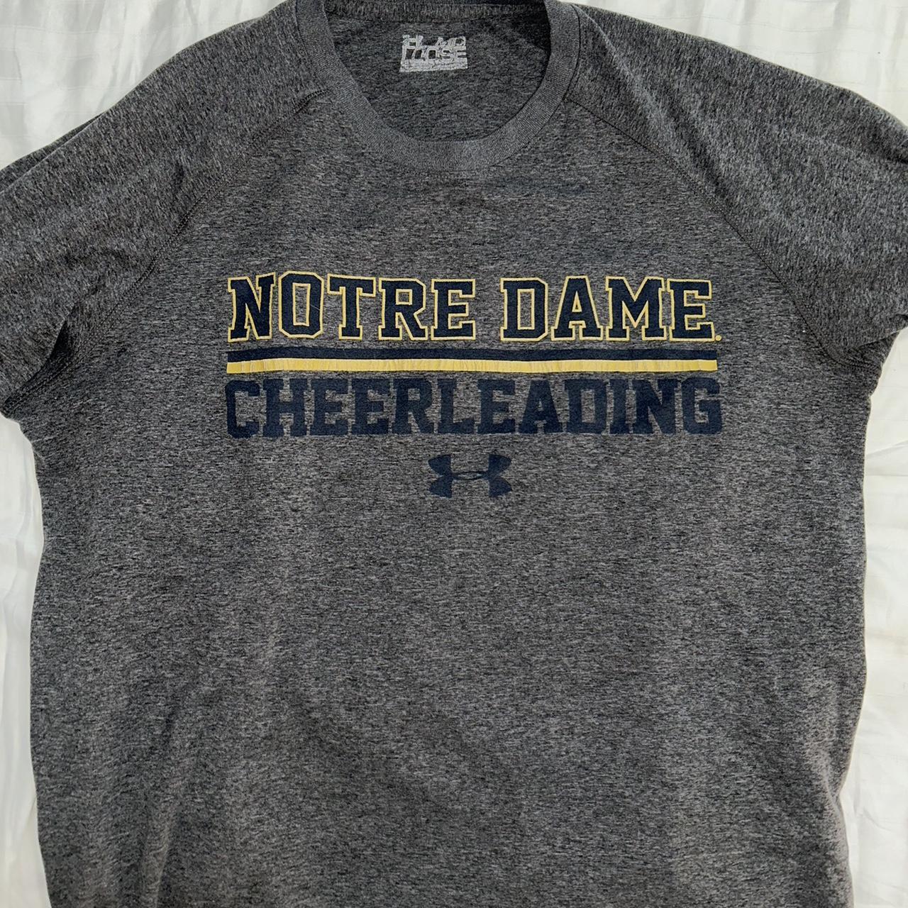 Notre Dame Under Armour Cheerleading Dri Fit... Depop