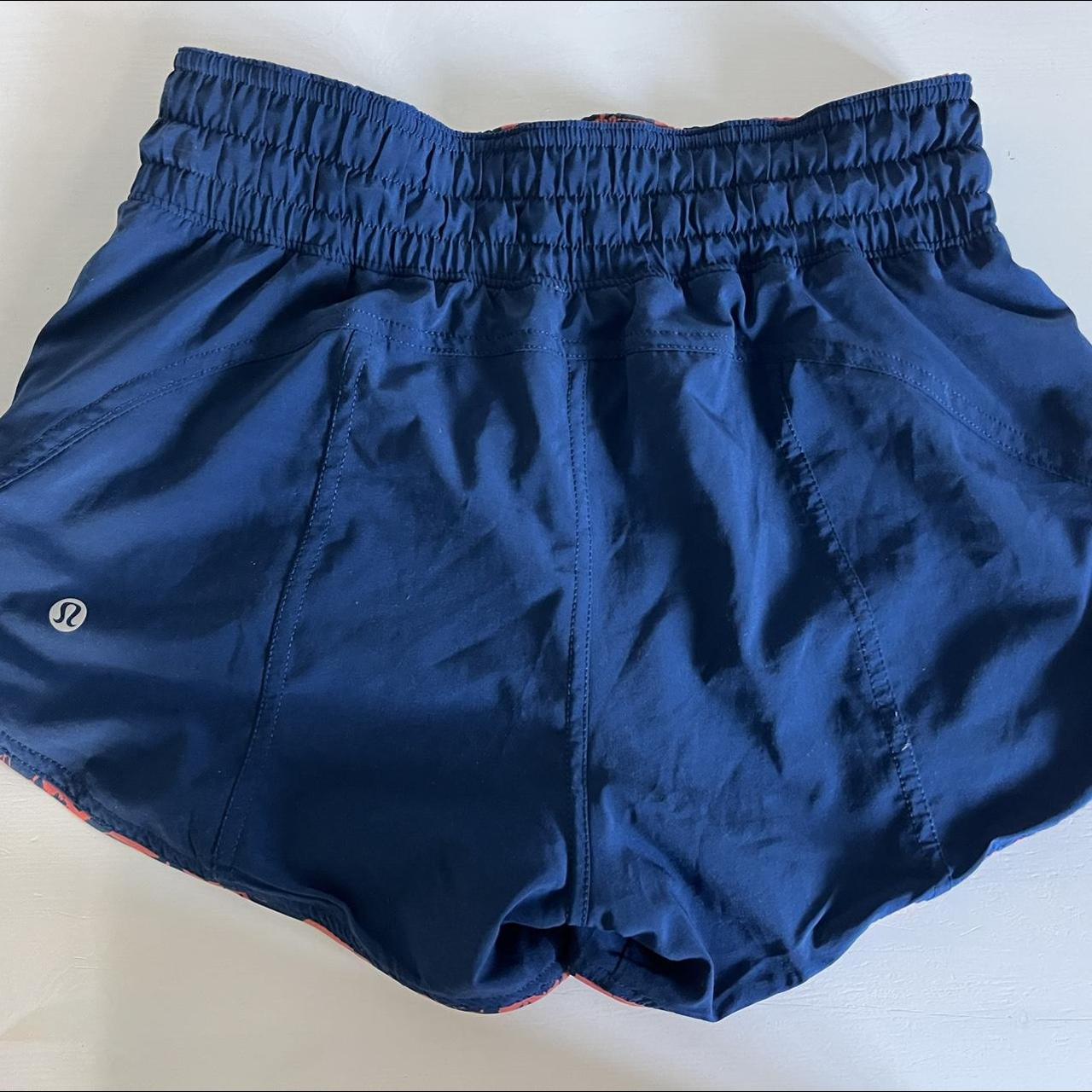 Navy lululemon shorts size 2. lululemon Depop
