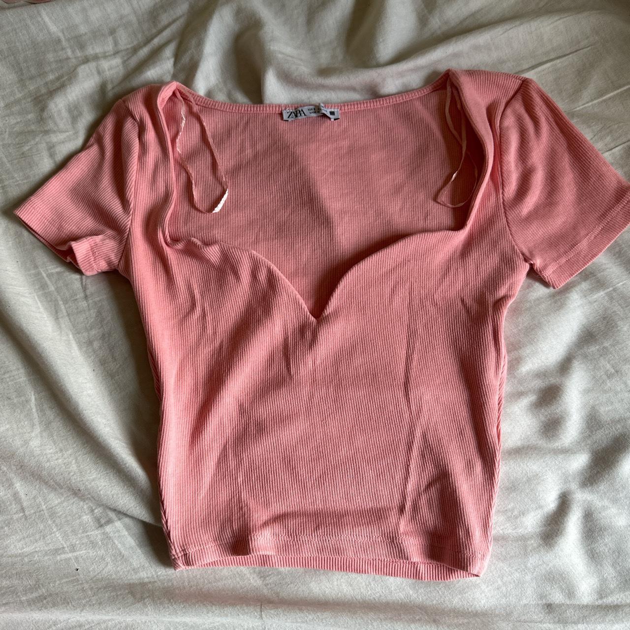 Zara Womens Pink Shirt Depop