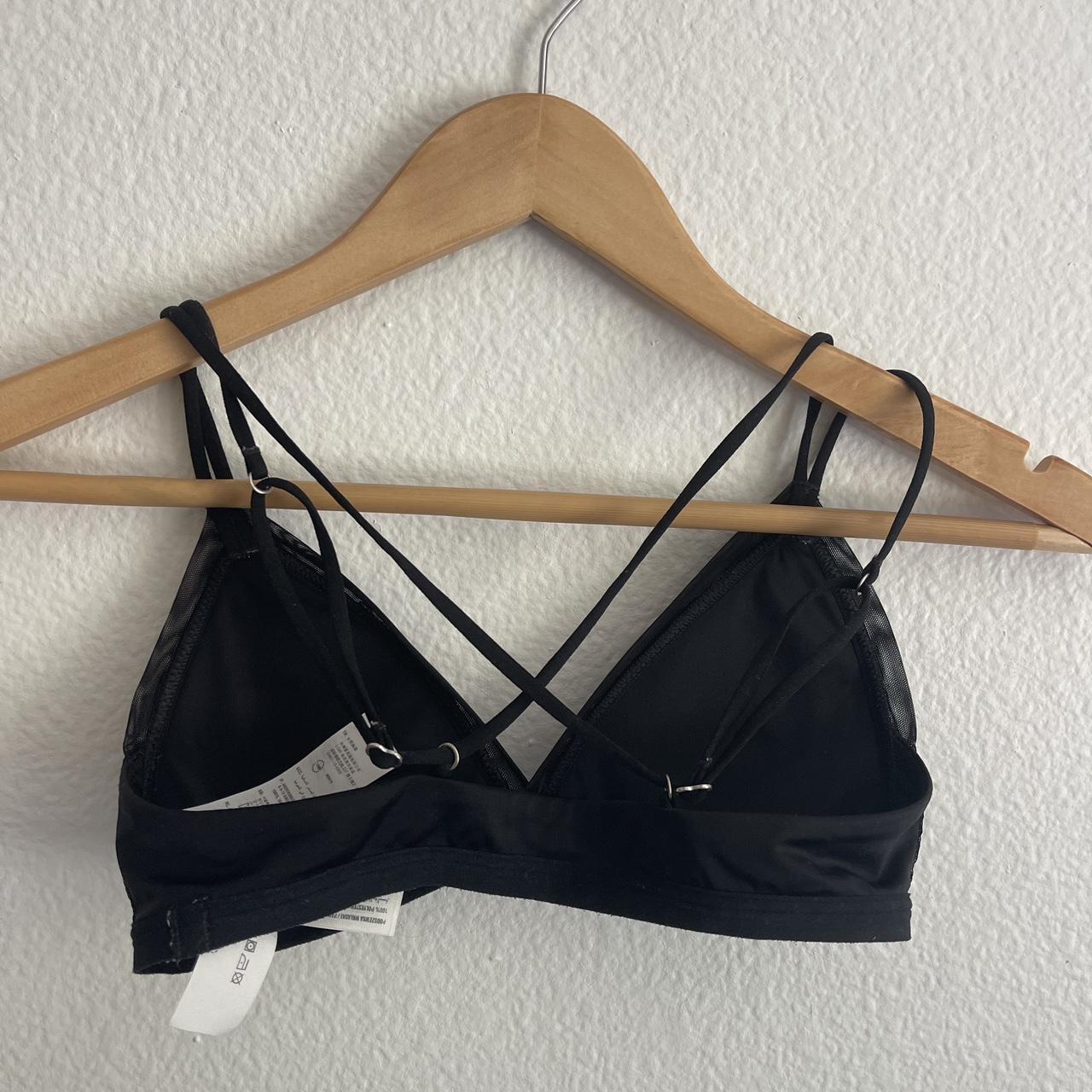 Abercrombie And Fitch Black Bikini Top Triangle Depop 0764