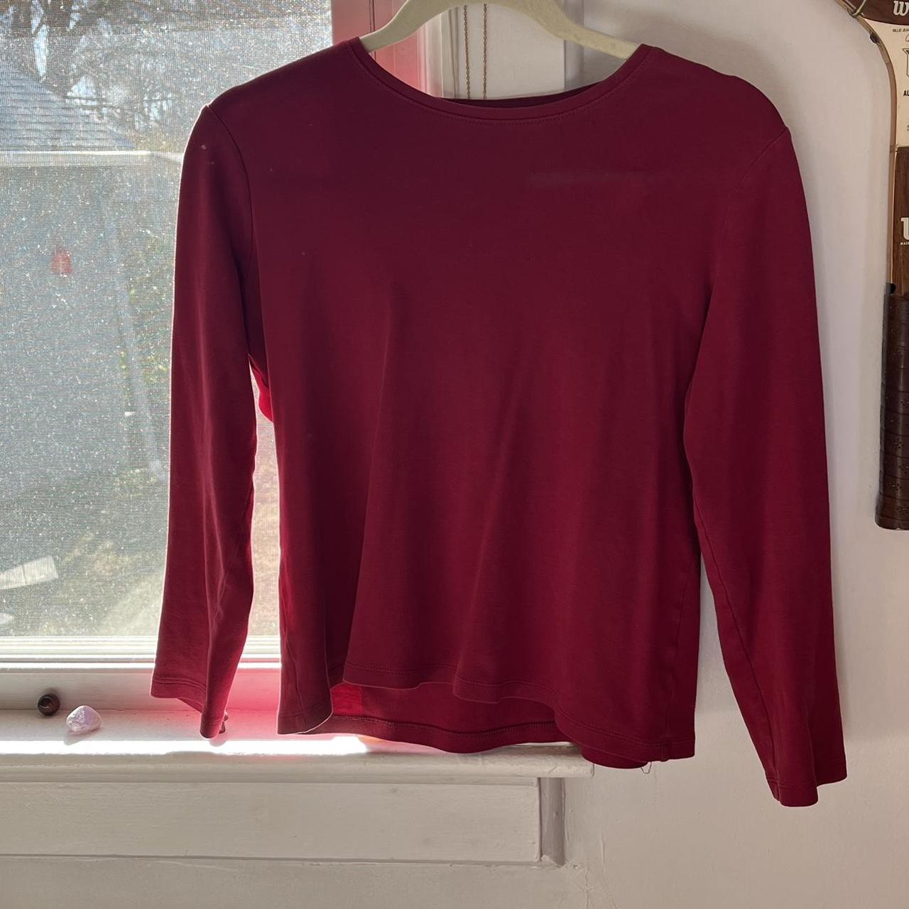 Thrifted LL Bean long sleeve! This is in great... - Depop