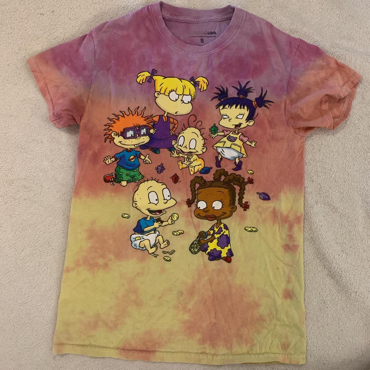 small tie dye Rugrats t-shirt - Depop