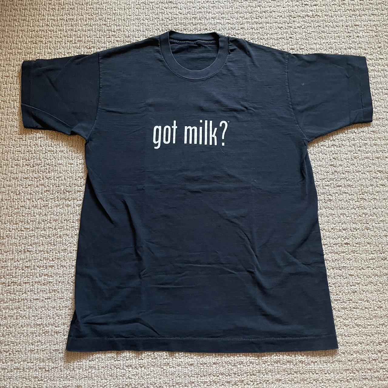 Vintage Single Stitch Got Milk? Tshirt Size Large -... - Depop