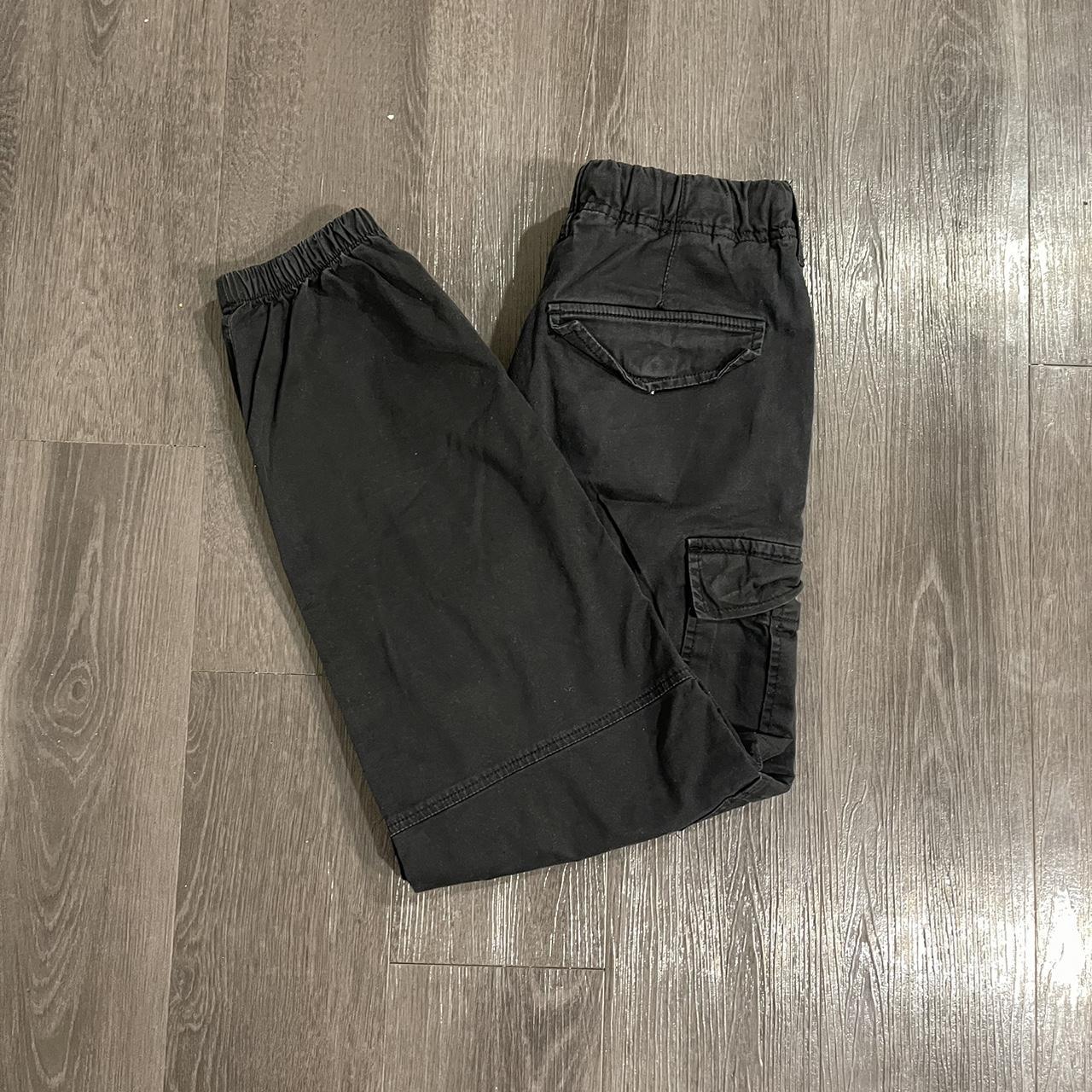 H&M Men's Black Trousers Depop