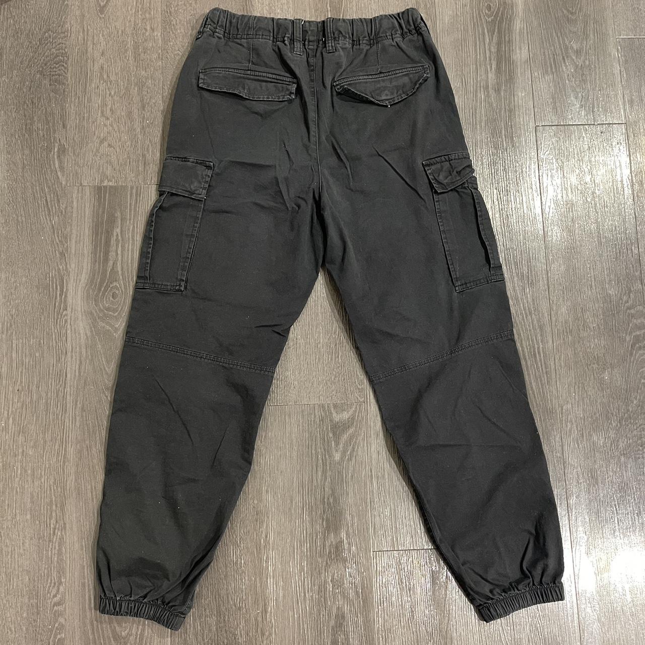 H&M Men's Black Trousers Depop
