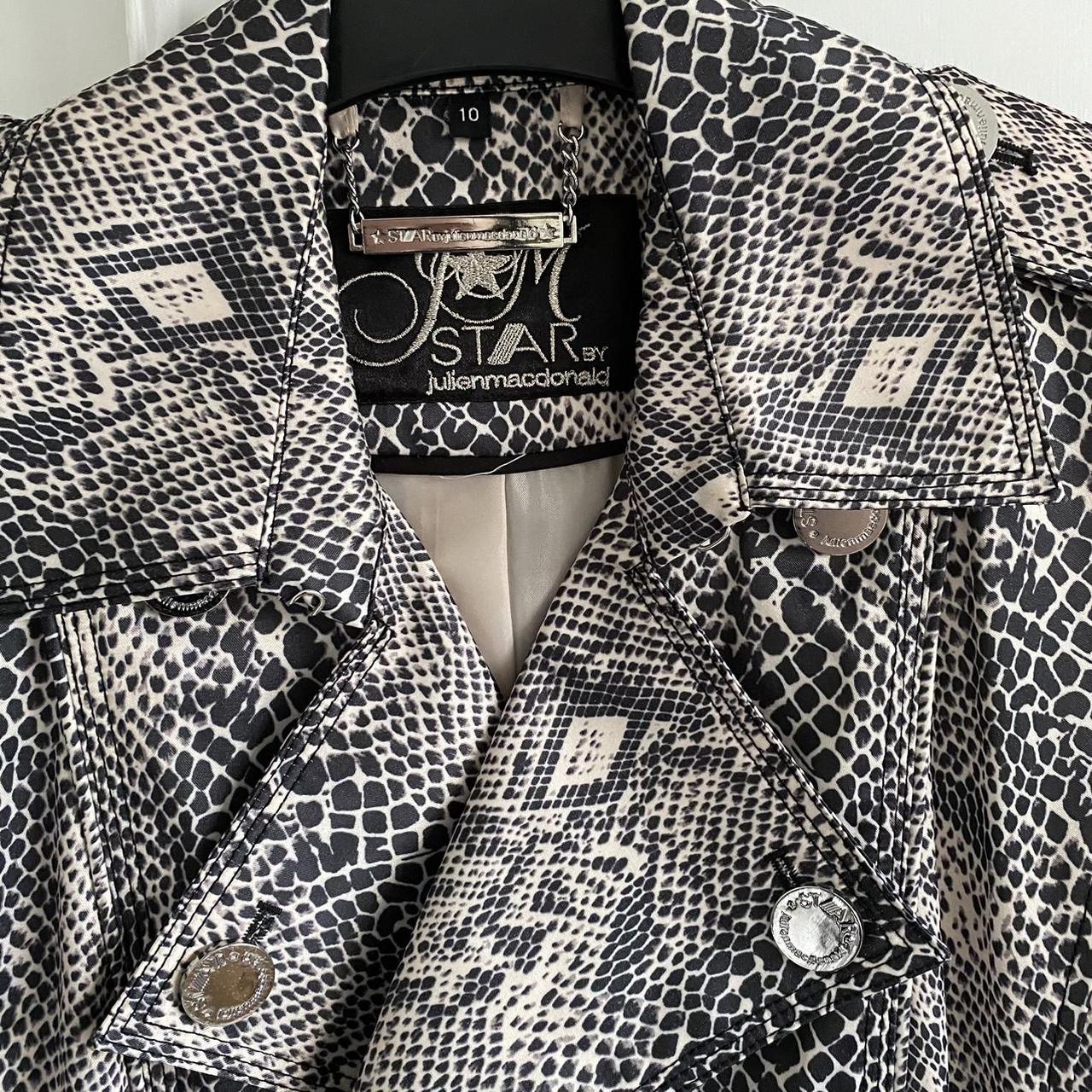 gorgeous star by julien mcdonald snake print trench. Depop