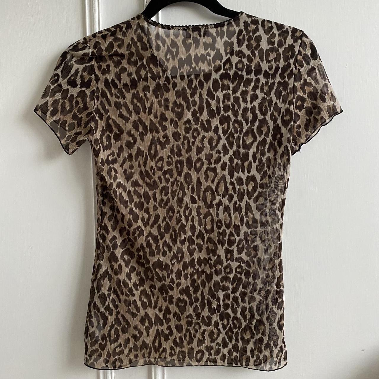 dolce and gabbana leopard print mesh