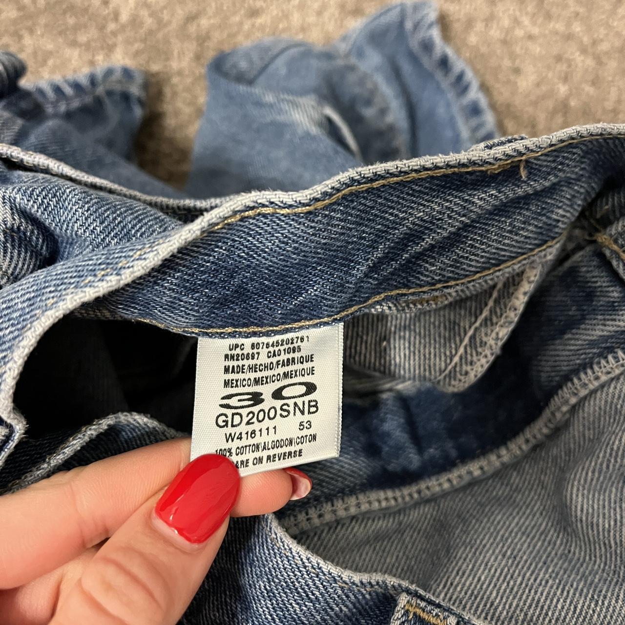 Vintage Dickies Denim Dad Shorts item is in used,... Depop