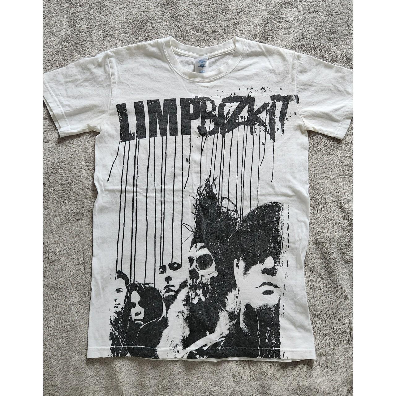Limp Bizkit Rock Metal Y2k Music Band T Shirt White... Depop