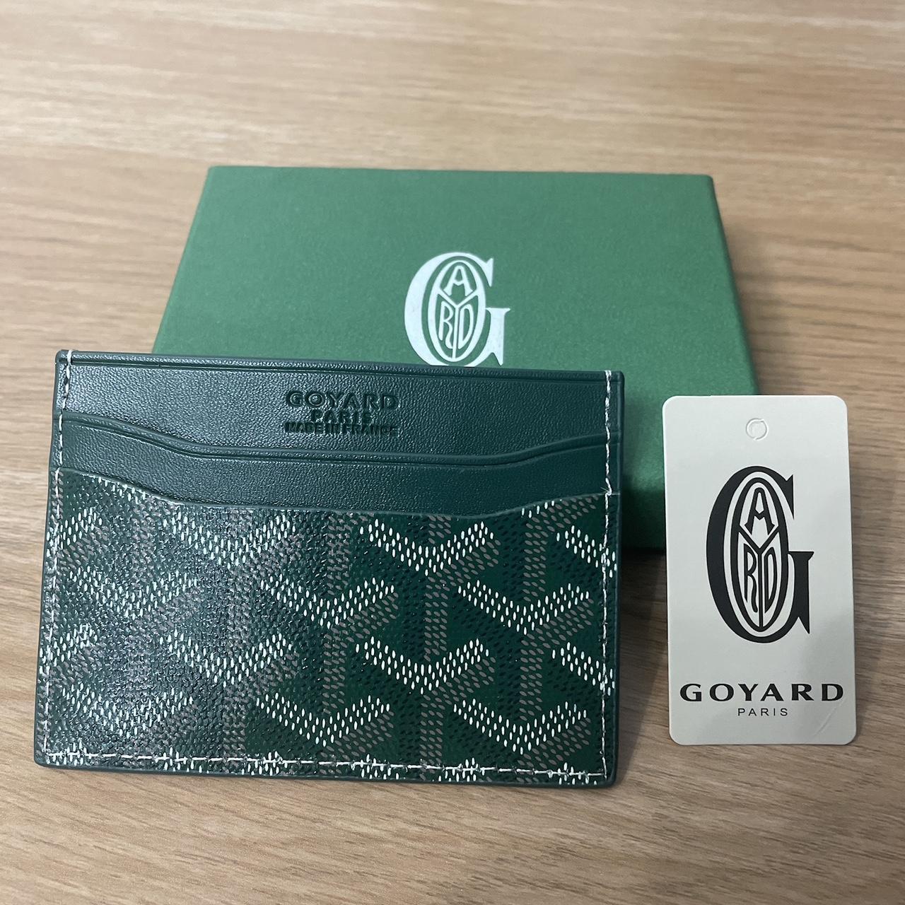 Authentic Green Goyard Saint Sulpice Card Holder Depop