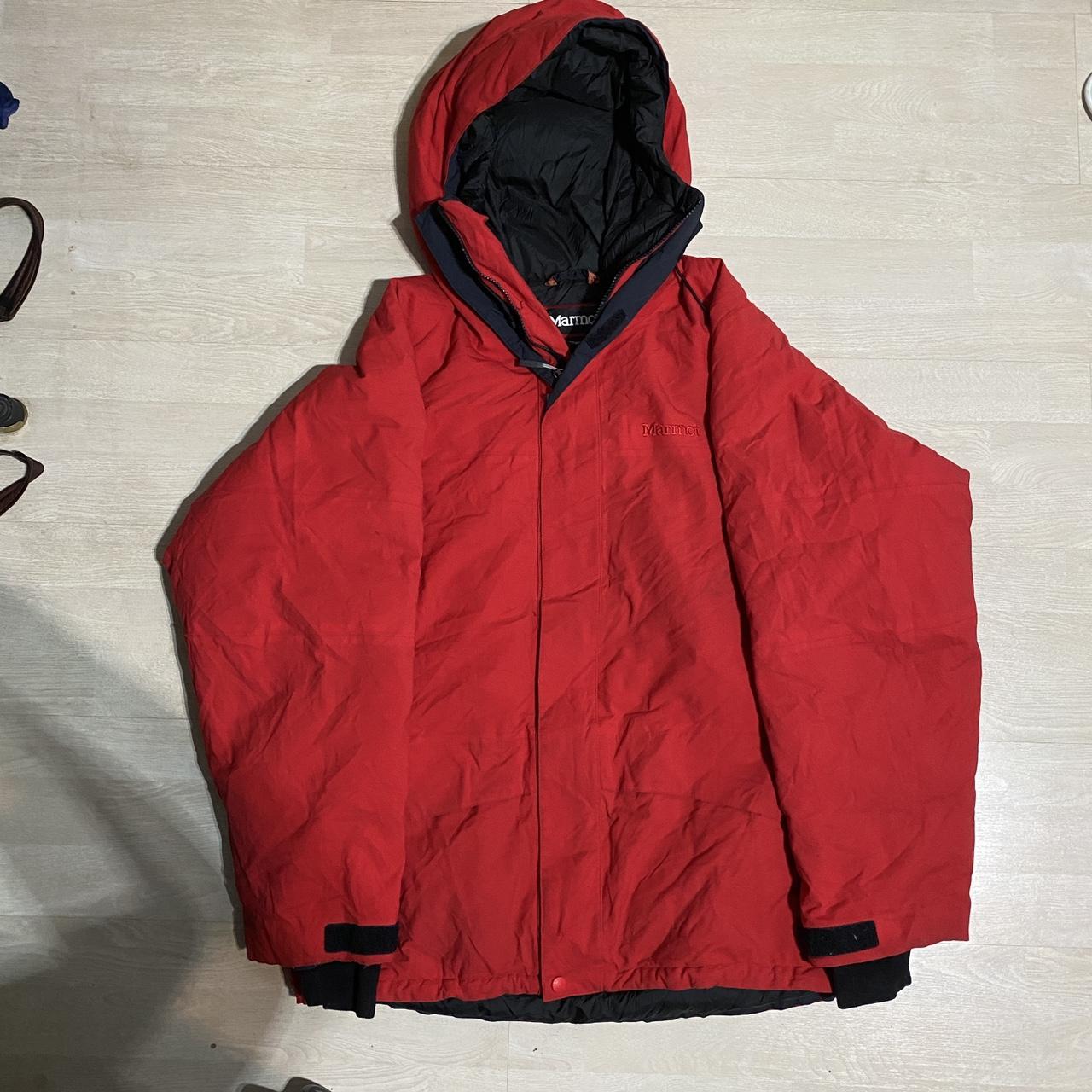 Marmot Red Ski Jacket 👕 Fits like a ~ M 👉🏽Label... - Depop