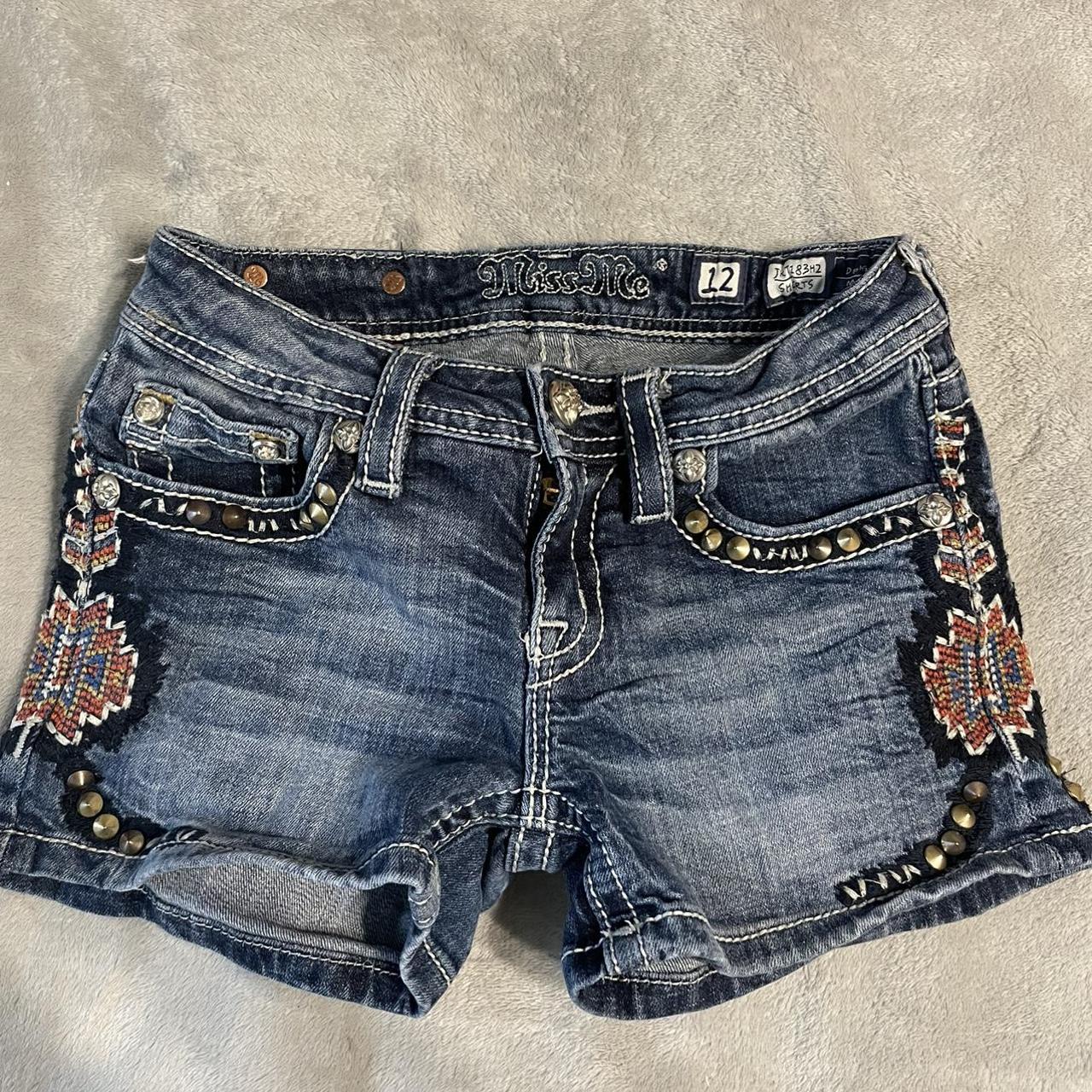 Low rise miss me shorts super flattering but too... - Depop