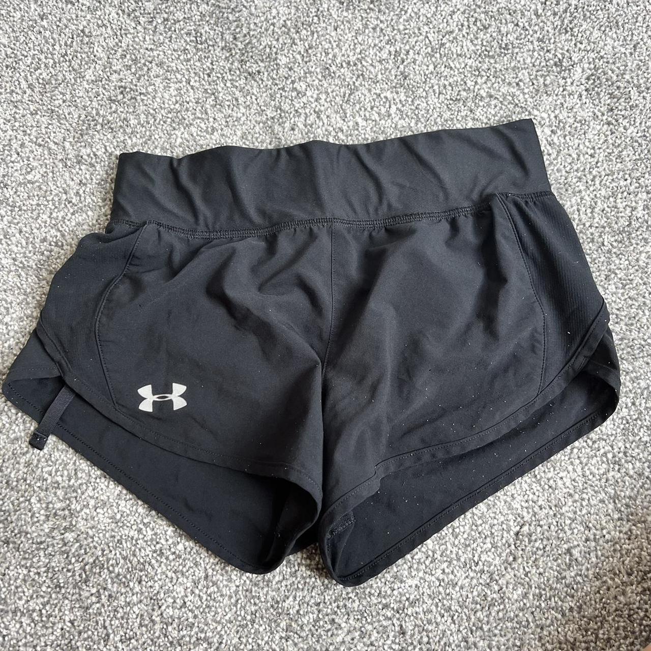 Under Armour Women's Black Shorts Depop